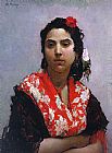 A Gypsy by Raimundo de Madrazo y Garreta